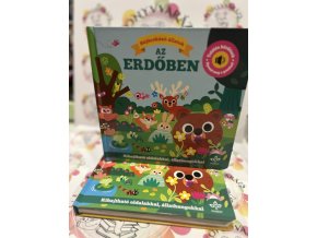 Bújócskázó állatok az erdőben - Találós kérdések kihajtható oldalakkal, állathangokkal - Nyomd meg a gombot! Rebecca Weerasekera