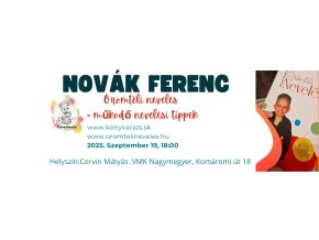 Örömteli nevelés Novák Ferenc- belépőjegy
