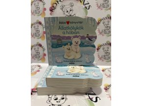 Babakönyvtár - Állatkölykök a hóban - Kukucskálós könyv