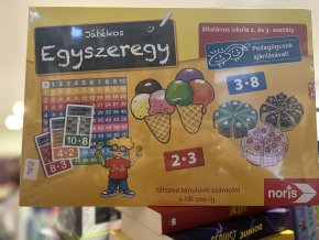 Játékos egyszeregy oktató társasjáték