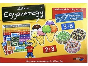 Játékos egyszeregy oktató társasjáték