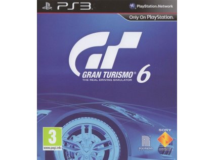 274689 gran turismo 6 playstation 3 front cover