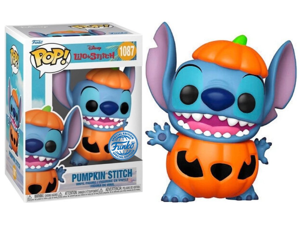Funko POP! 1087 Disney Lilo & Stitch - Pumpkin Stitch Special Edition