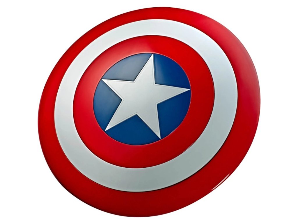 Štít Captain America Marvel 80th Anniversary Legend Series replika 1:1