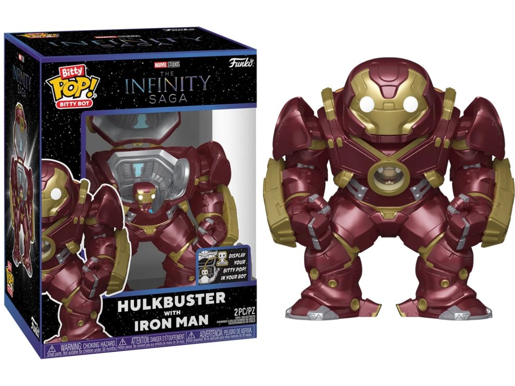 Funko Bitty POP! Bitty Bot: Marvel The Infinity Saga - Hulkbuster With Iron Man