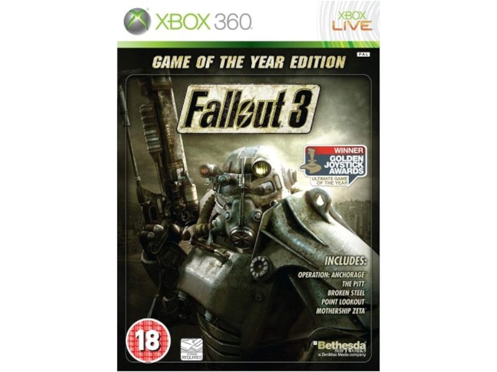 X360/XONE Fallout 3: Game of the Year Edition
