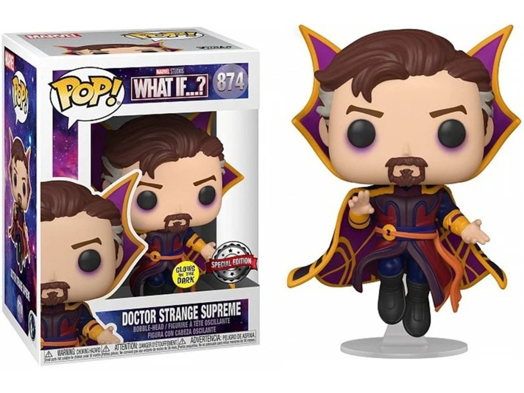 Funko POP! 874 Marvel What If...? - Doctor Strange Supreme GITD Special Edition