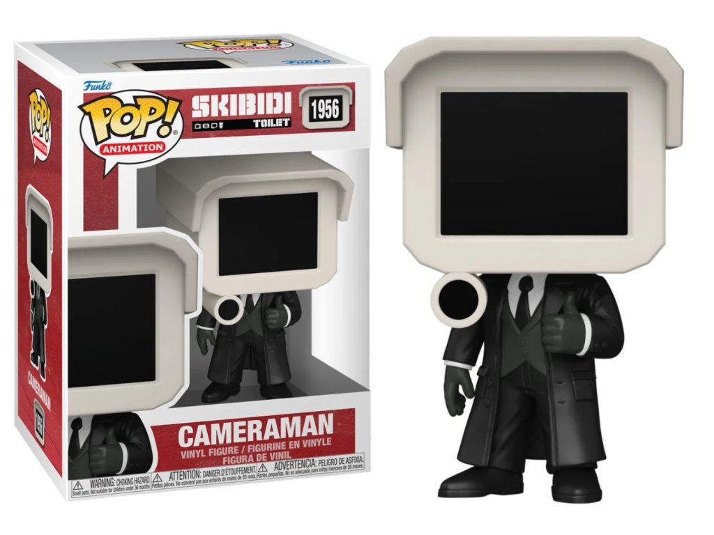 Funko POP! 1956 Animation: Skibidi Toilet - Cameraman