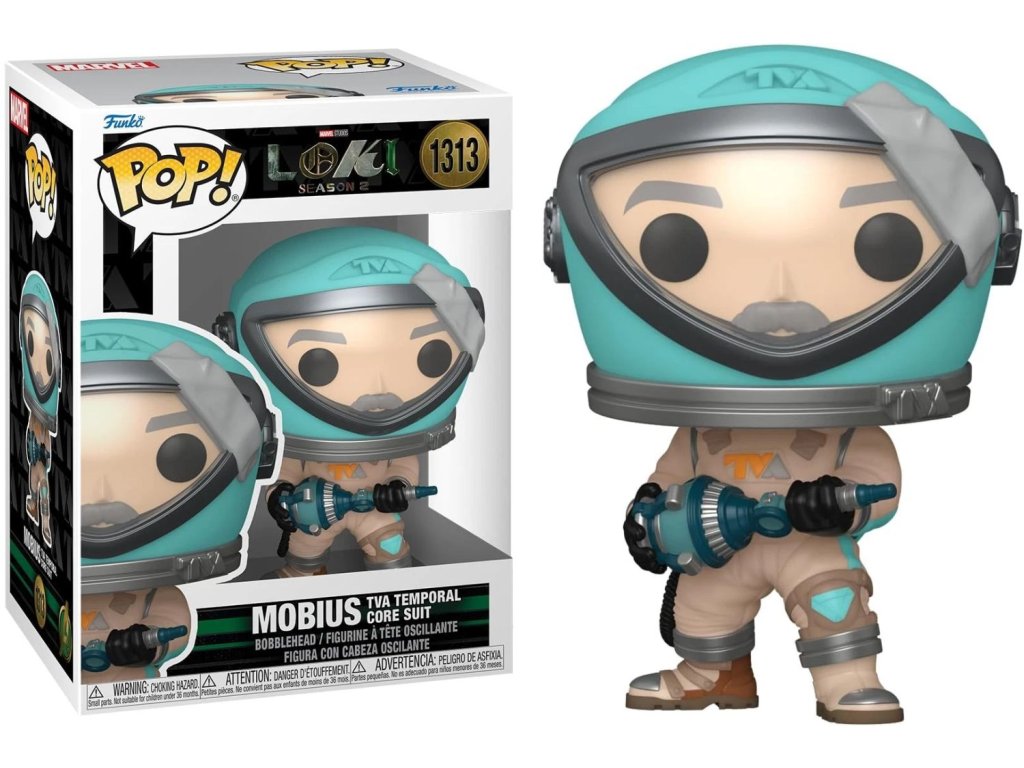 Funko POP! 1313 Marvel Loki Season 2 - Mobius (TVA Temporal Core Suit)