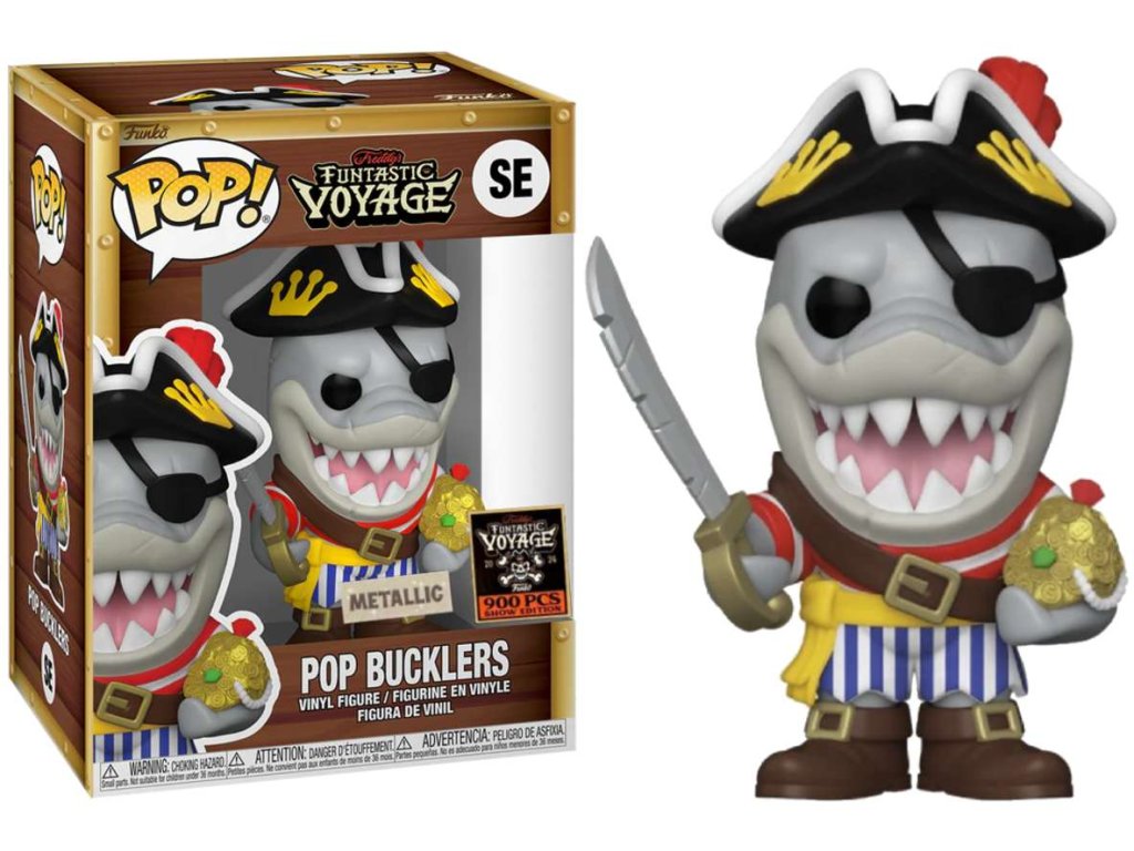 Funko POP! SE Freddy's Funtastic Voyage - Pop Bucklers Exclusive Metallic Edition