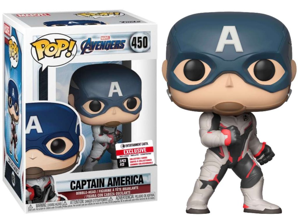 Funko POP! 450 Marvel Avengers Endgame - Captain America Exclusive Edition