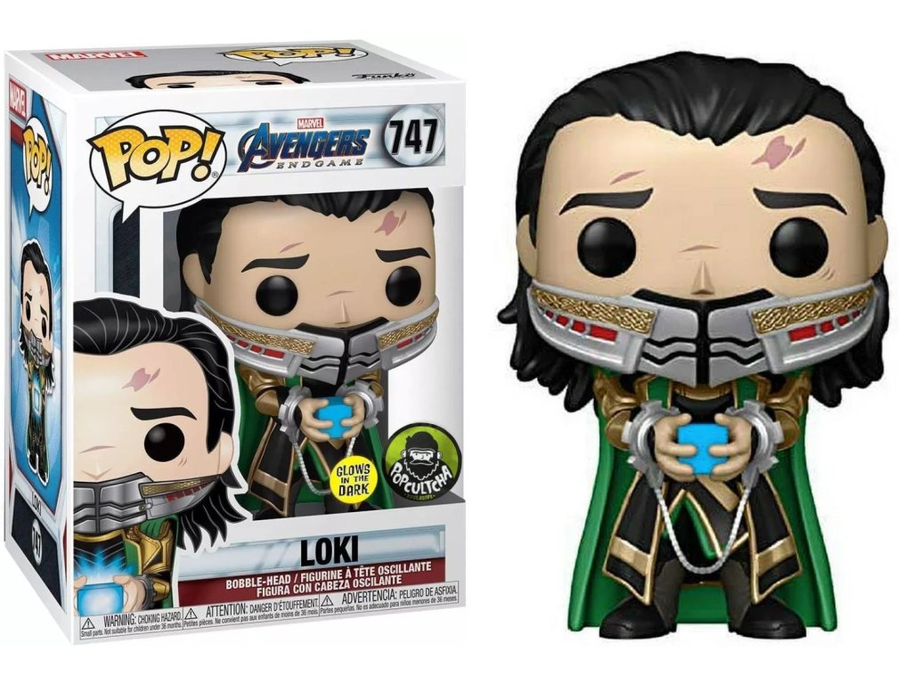 Funko POP! 747 Marvel Avengers Endgame - Loki GITD Exclusive