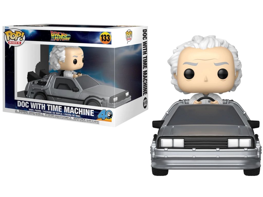 Funko POP! 133 Rides: Back To The Future - Doc With Time Machine