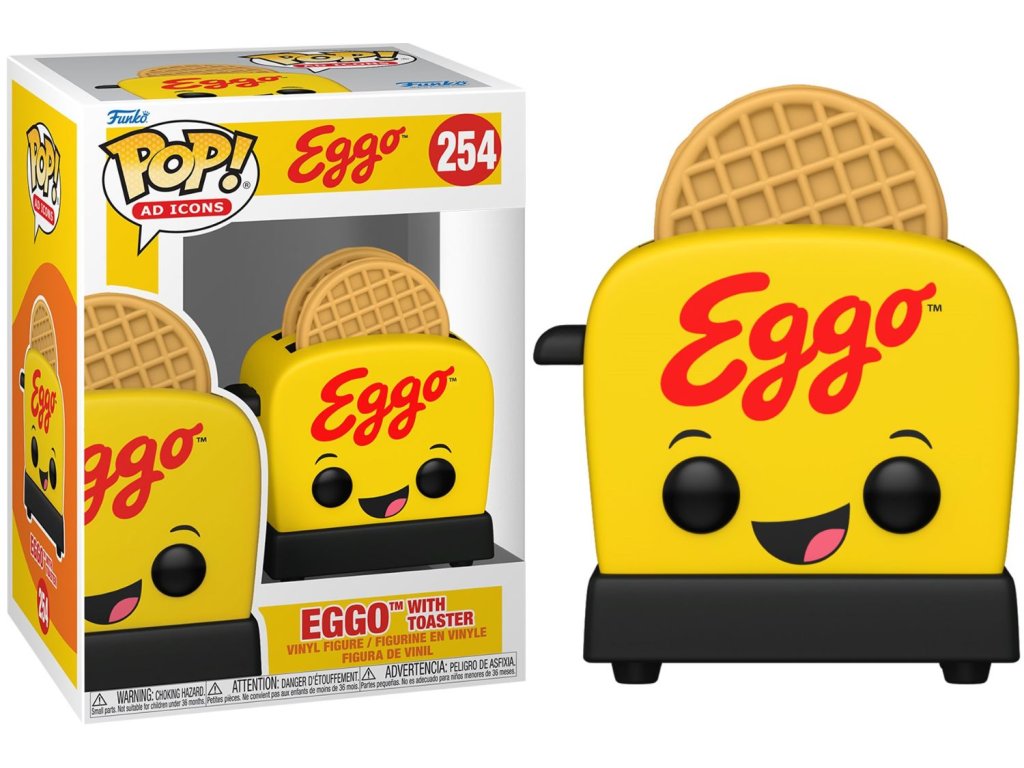 Funko POP! 254 Ad Icons: Eggo - Eggo With Toaster
