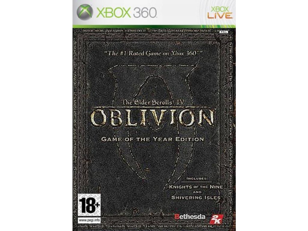 X360/XONE The Elder Scrolls IV: Oblivion Game of the Year Edition