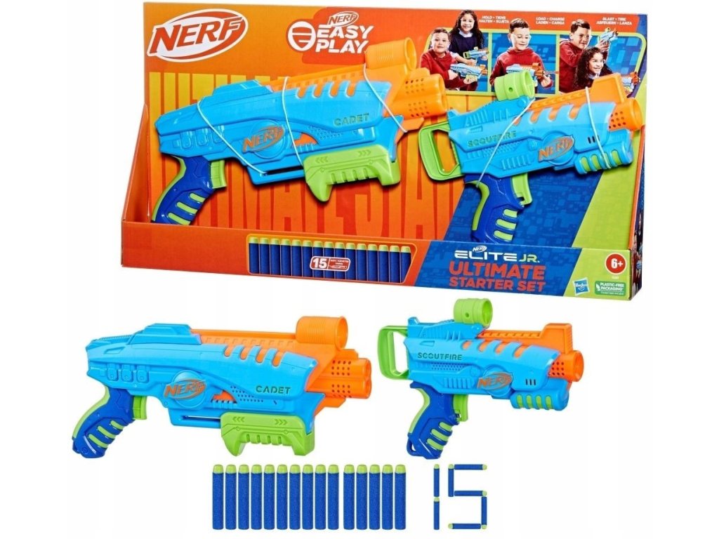 Pistole Nerf Elite JR - Ultimate starter set
