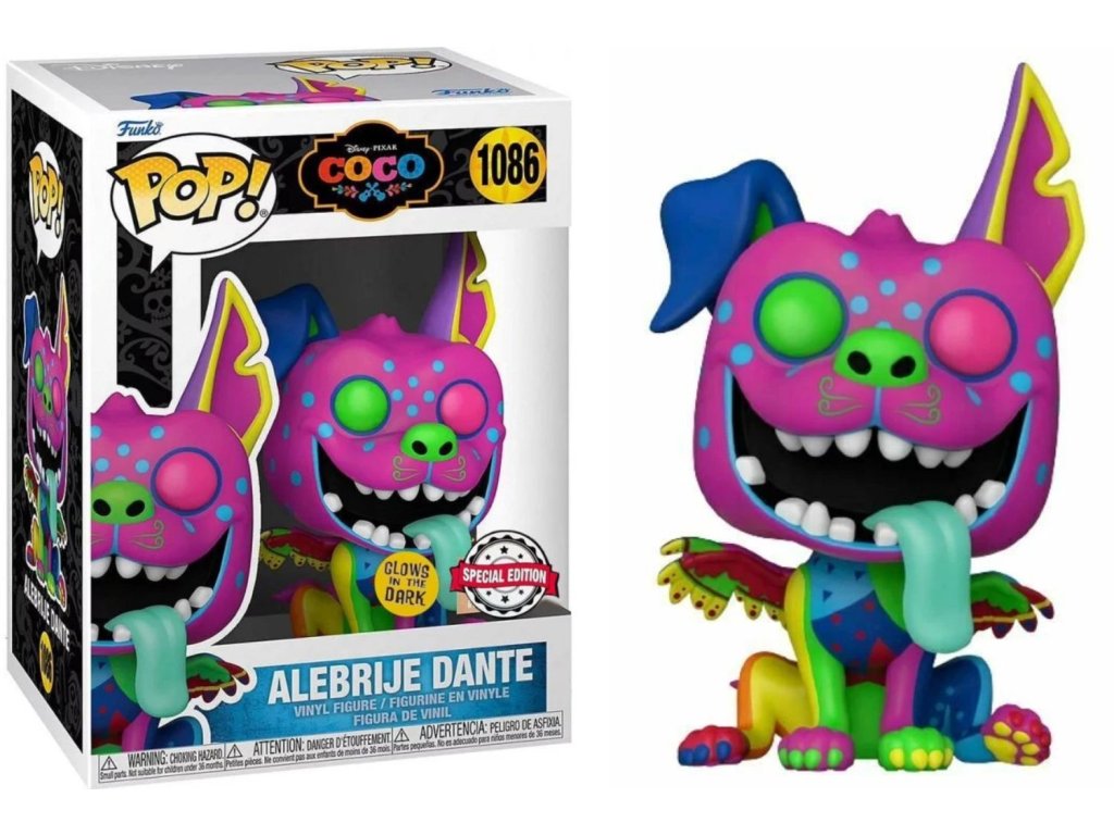 Funko POP! 1086 Disney Pixar Coco - Alebrije Dante GITD Special Edition