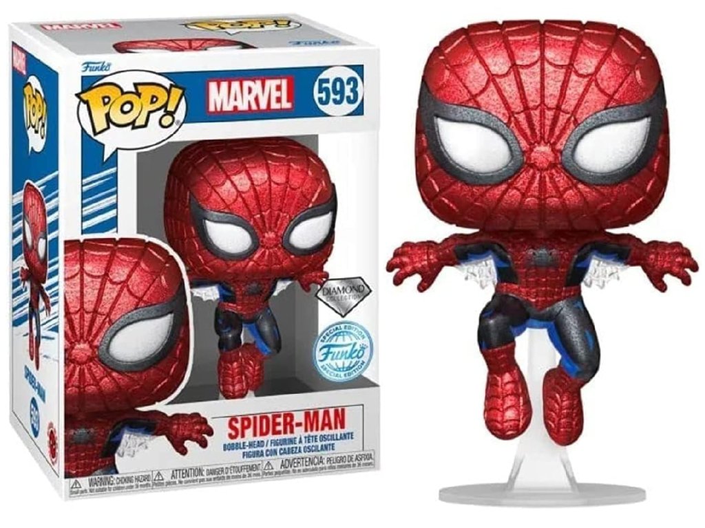 Funko POP! 593 Marvel - Spider-Man Special Diamond Collection