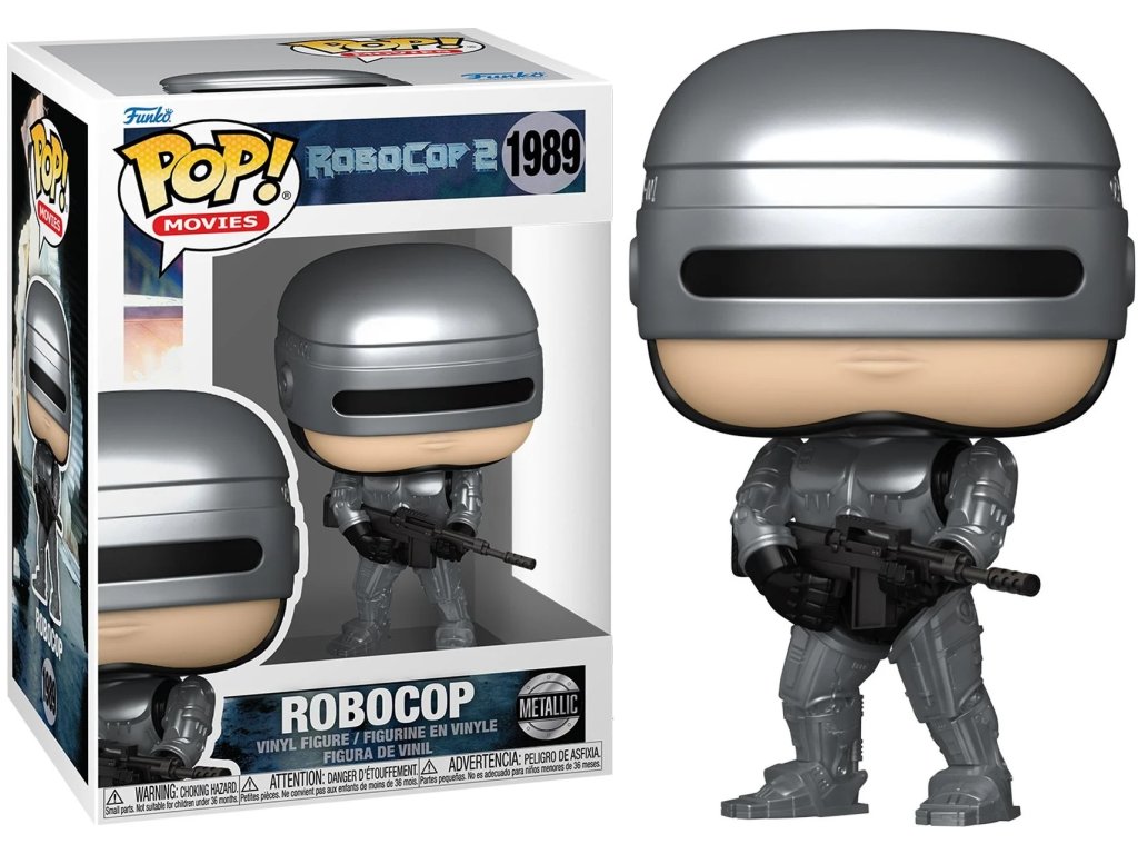 Funko POP! 1989 Movies: Robocop 2 - Robocop Metallic