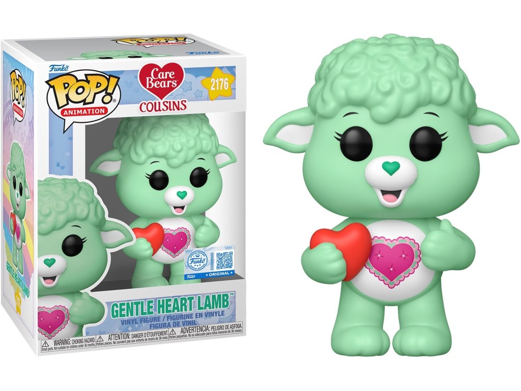 Funko POP! 2176 Animation: Care Bears Cousins - Gentle Heart Lamb