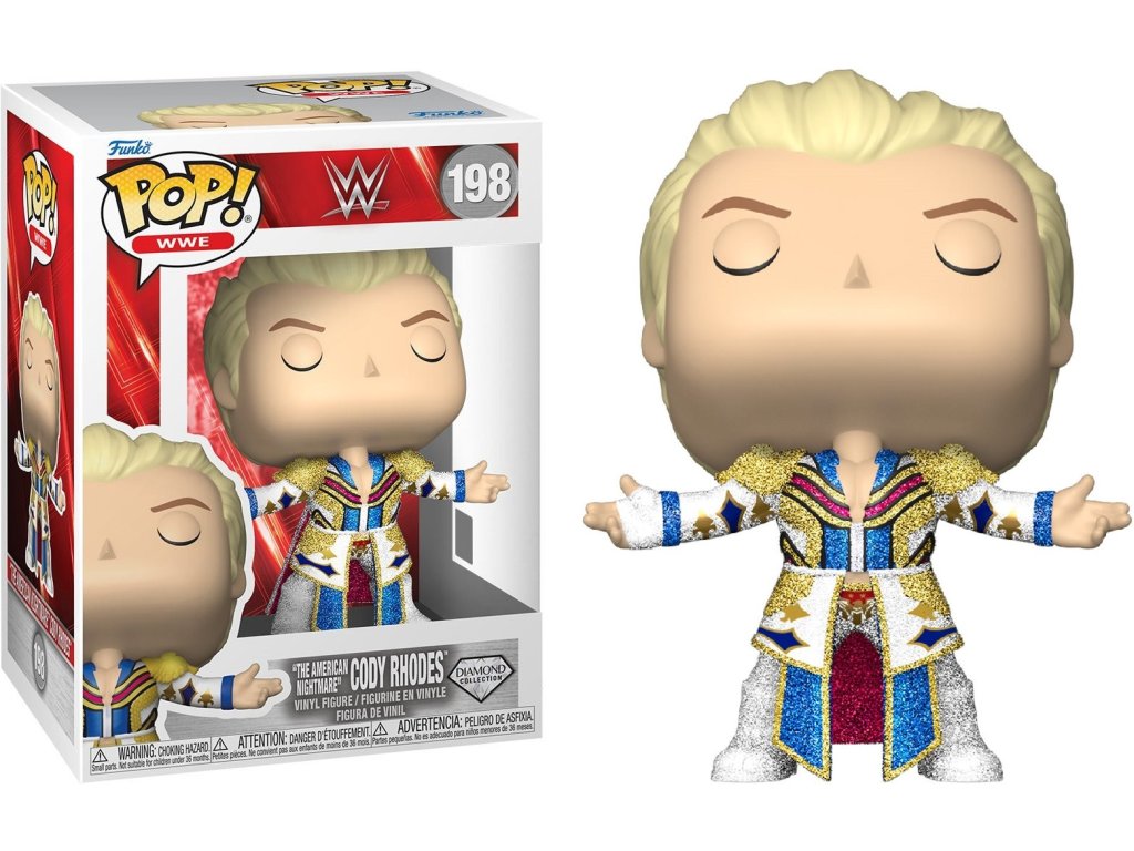 Funko POP! 198 WWE: WWE - The American Nightmare Cody Rhodes Diamond Collection