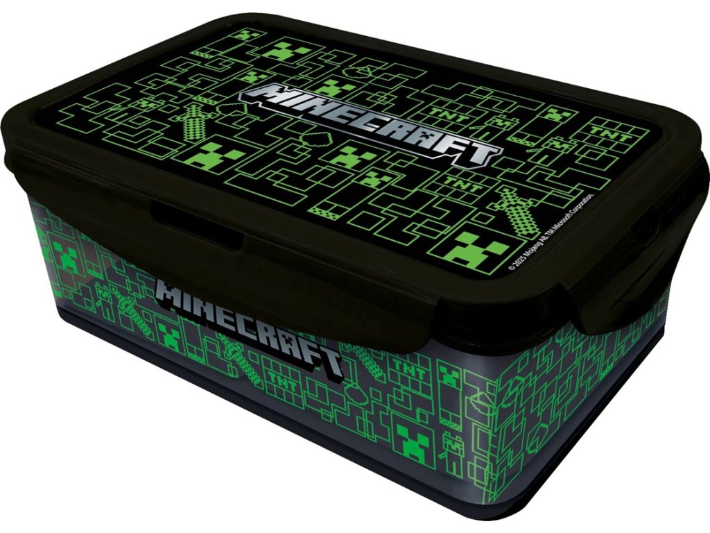 Svačinový box Minecraft - Creeper TNT