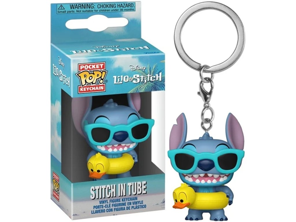 Funko Pocket POP! Klíčenka Lilo & Stitch - Stitch in Tube
