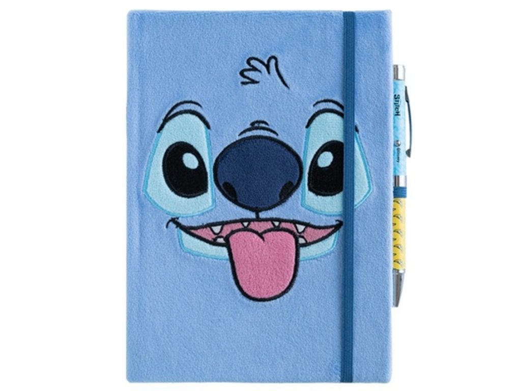 Plyšový zápisník a projekční pero Disney Lilo & Stitch - Stitch