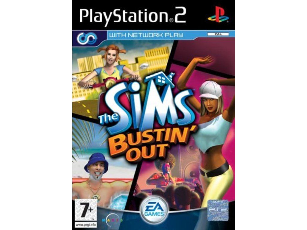 PS2 The Sims Bustin' Out
