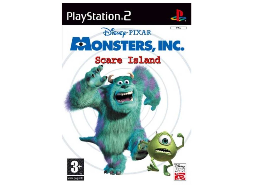 PS2 Disney Monsters, Inc. Scare Island
