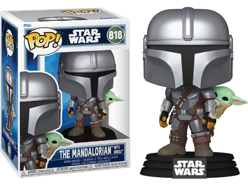 Funko POP! 818 Star Wars - The Mandalorian With Grogu