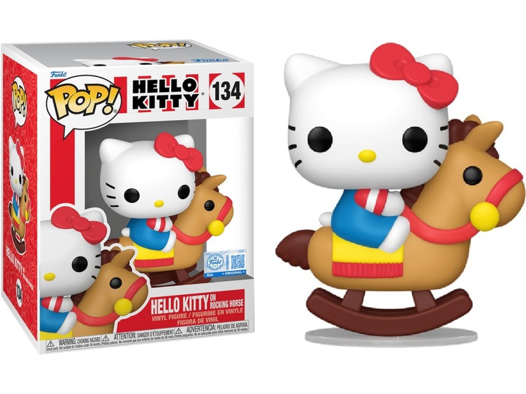 Funko POP! 134 Hello Kitty - Hello Kitty On Rocking Horse Special Edition