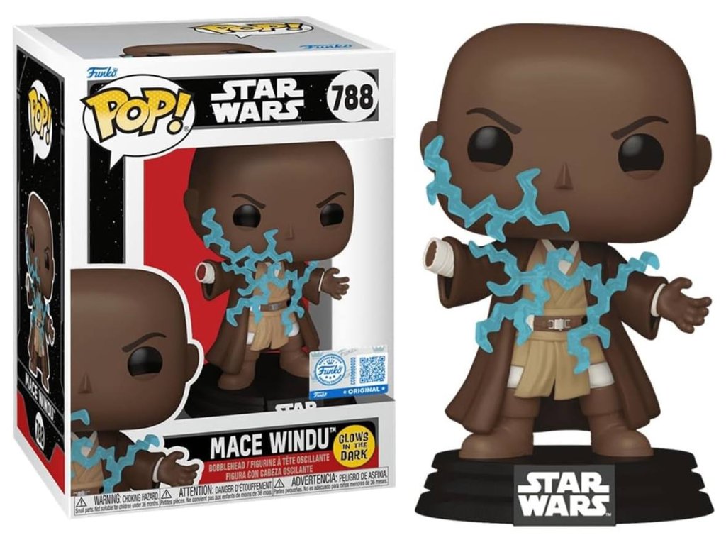 Funko POP! 788 Star Wars - Mace Windu GITD Special Edition