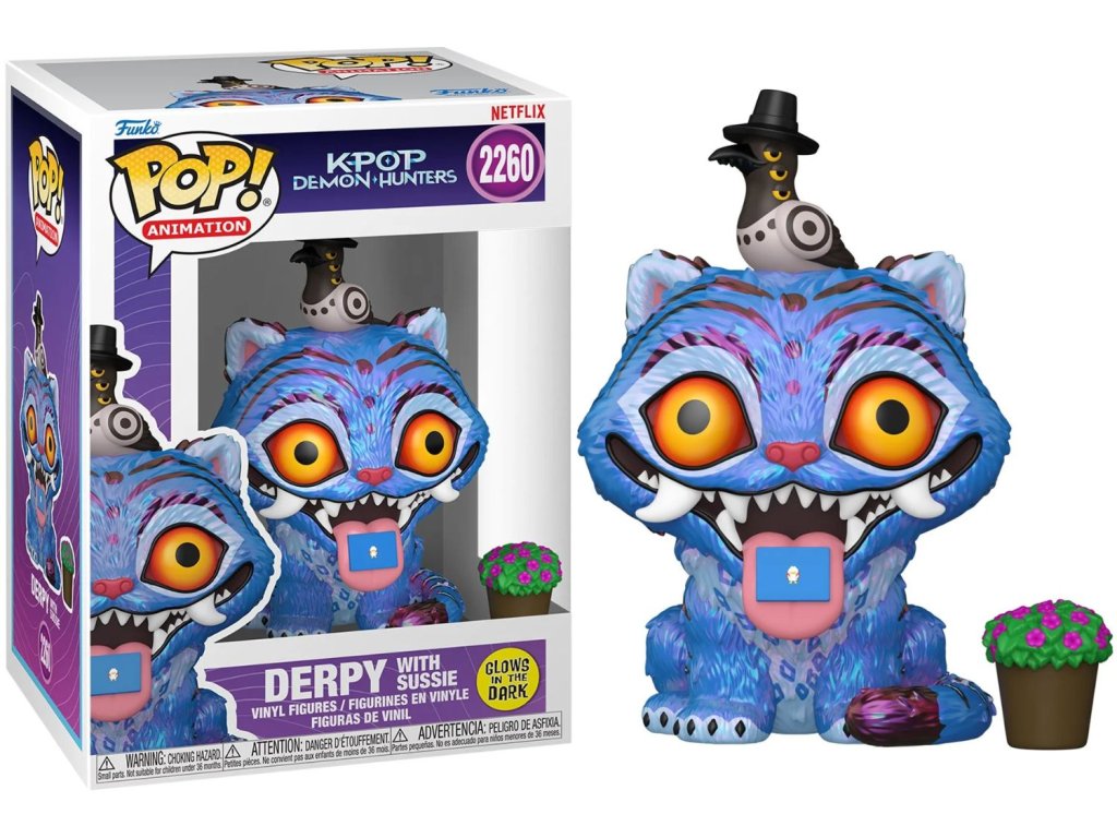 Funko POP! 2260 Animation: K-POP Demon Hunters - Derpy With Sussie GITD