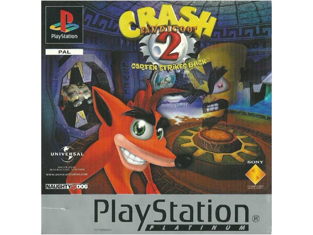 PS1 Crash Bandicoot 2: Cortex Strikes Back