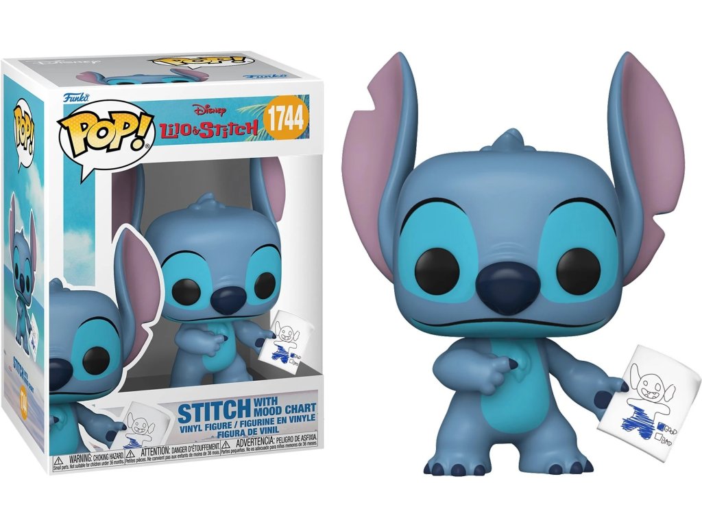 Funko POP! 1744 Disney Lilo & Stitch - Stitch With Mood Chart