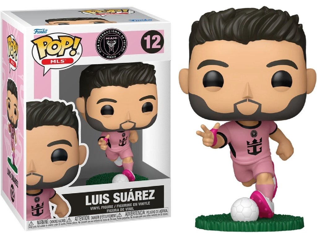 Funko POP! 12 MLS: Inter Miami - Luis Suárez