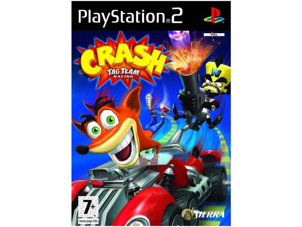PS2 Crash Tag Team Racing