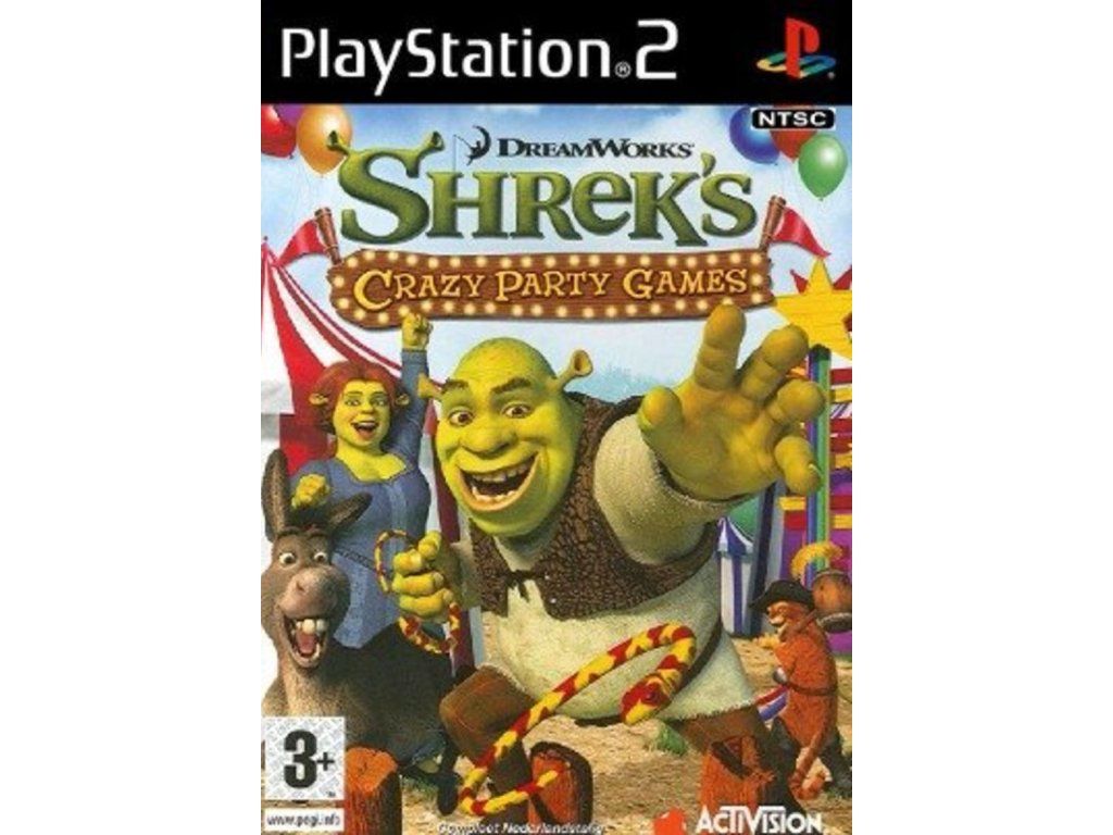 PS2 Shrek's Carnival Craze Party Games