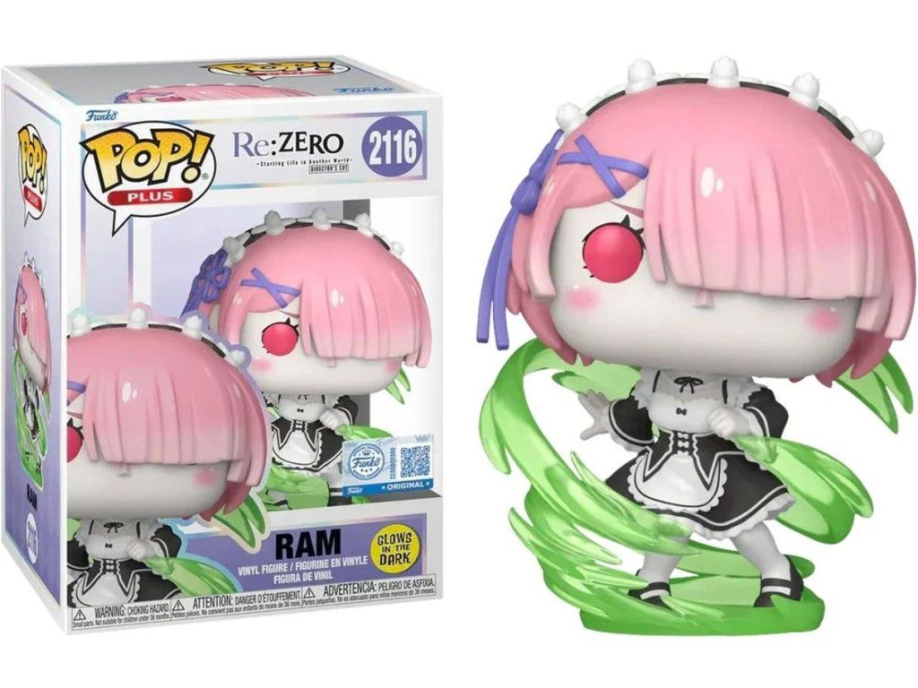 Funko POP! 2116 Plus: Re:Zero - Ram GITD Special Edition