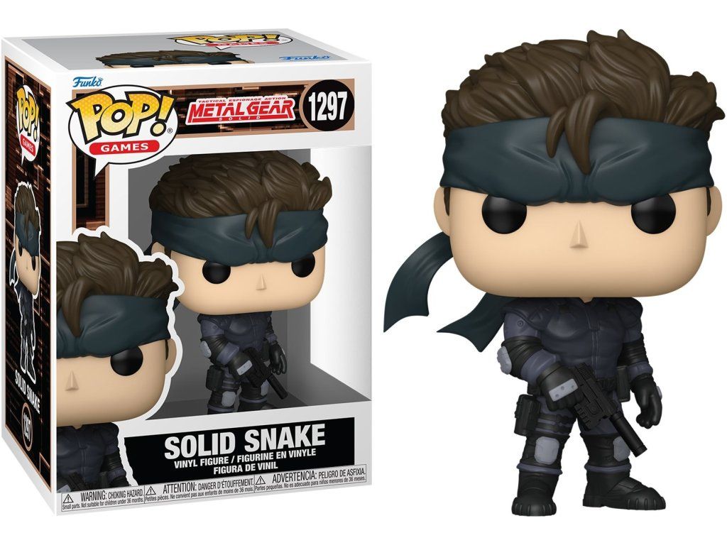 Funko POP! 1297 Games: Metal Gear Solid - Solid Snake