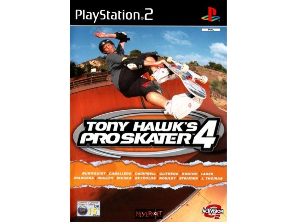 PS2 Tony Hawk's Pro Skater 4