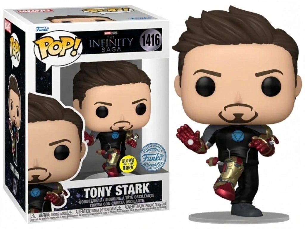 Funko POP! 1416 Marvel The Infinity Saga - Tony Stark GITD Special Edition