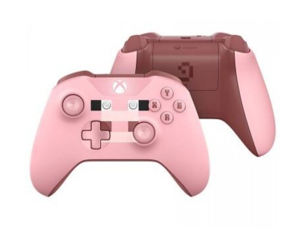 Microsoft Xbox One S Wireless Controller Minecraft Pig