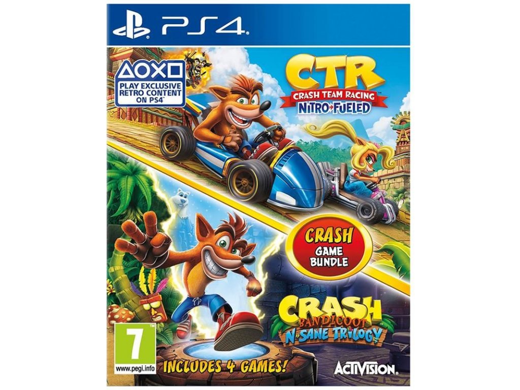 PS4 Crash Team Racing + Crash Bandicoot N Sane Trilogy