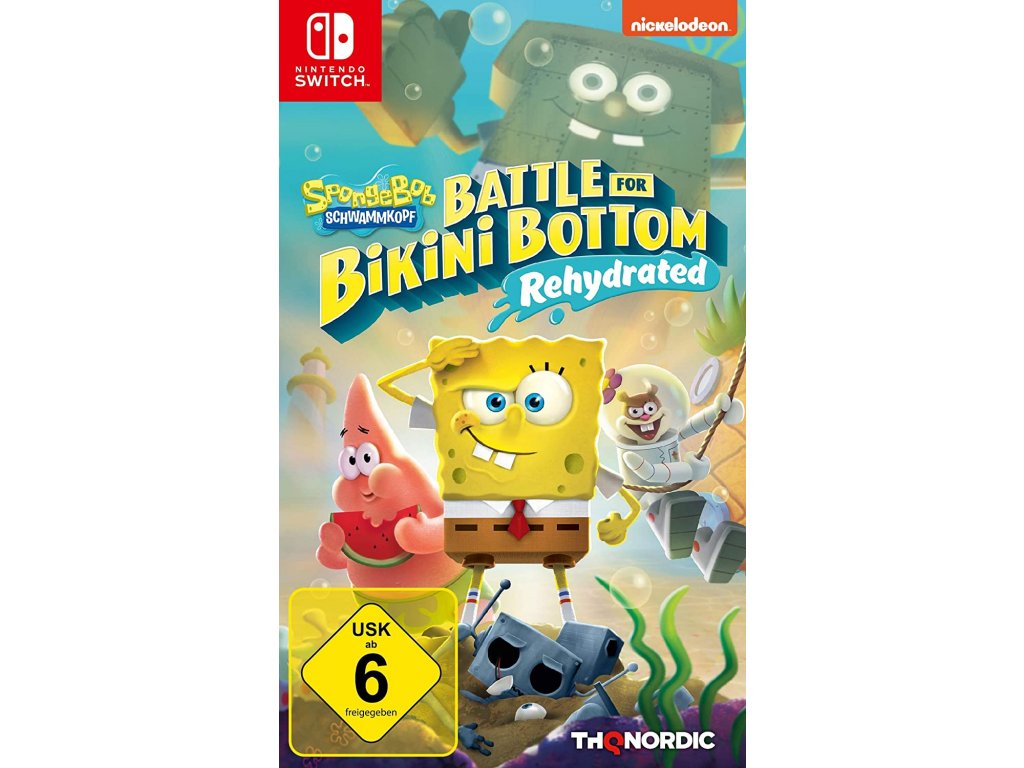 Nintendo Switch Spongebob Squarepants Battle for Bikini Bottom Rehydrated