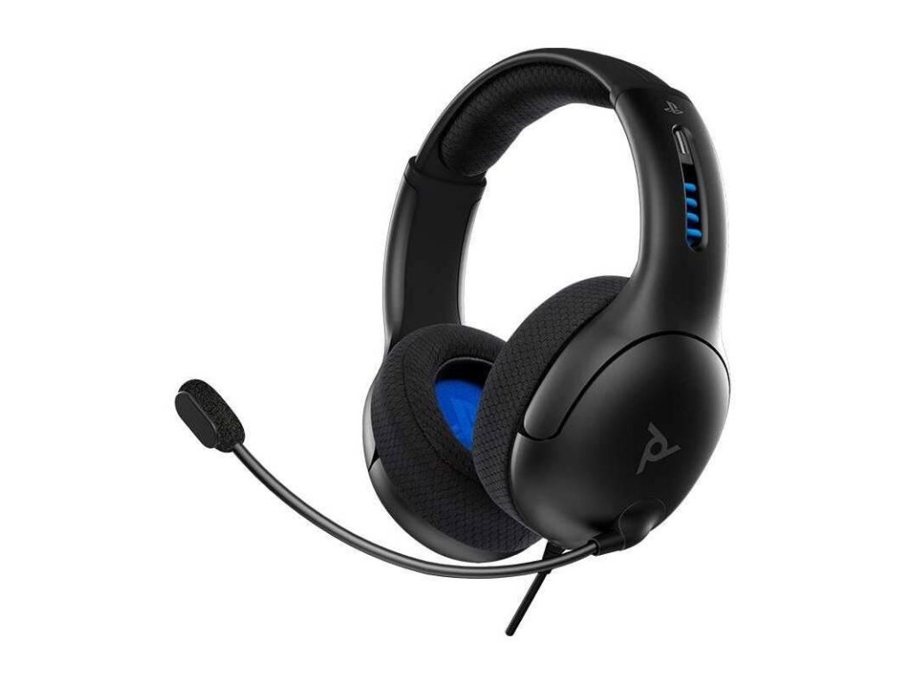 Wired Headset PDP LVL50 Black pro PS4/PS5