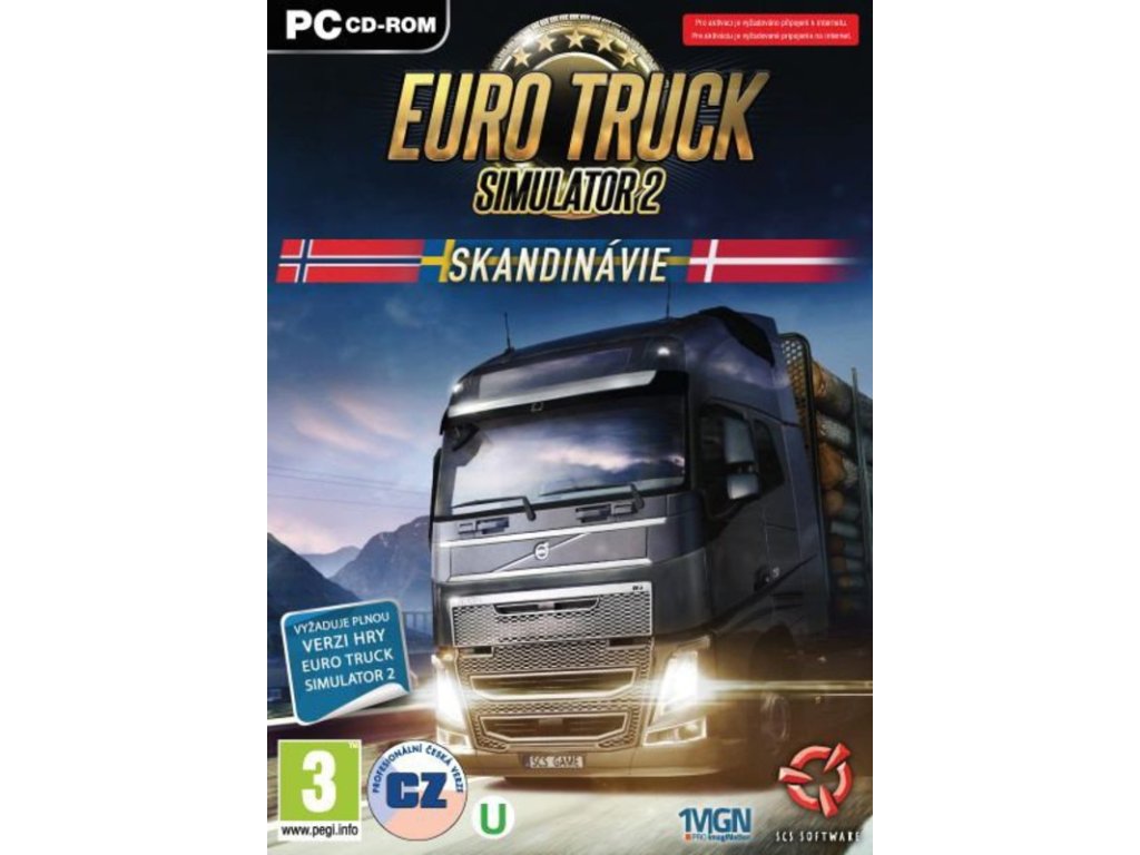 PC Euro Truck Simulator 2: Skandinávie CZ