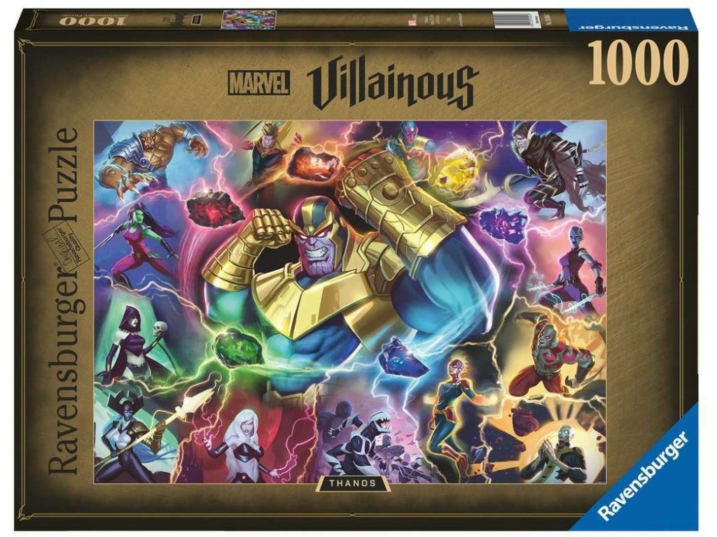Puzzle Marvel: Villainous - Thanos 1000 dílků