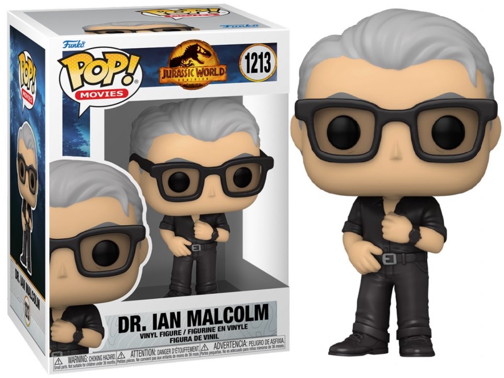 Funko POP! 1213 Movies: Jurassic World Dominion - Dr Ian Malcolm